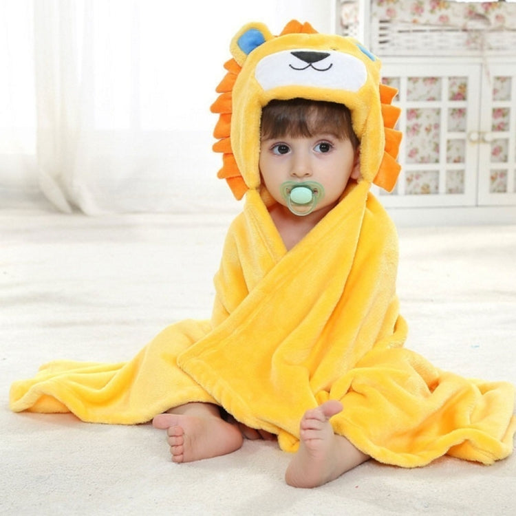 Baby Blore Blanket Yellow Lion