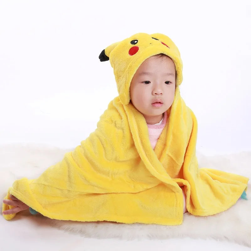 Baby Blore Blanket Pikachu Yellow