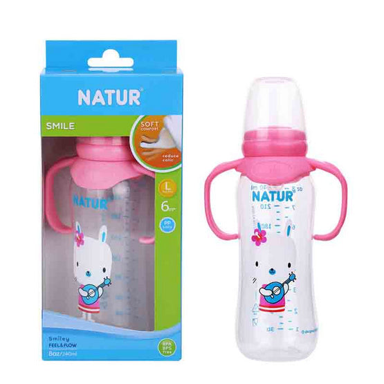 NATUR FEEDING BOTTLE 8 0Z 240 ML