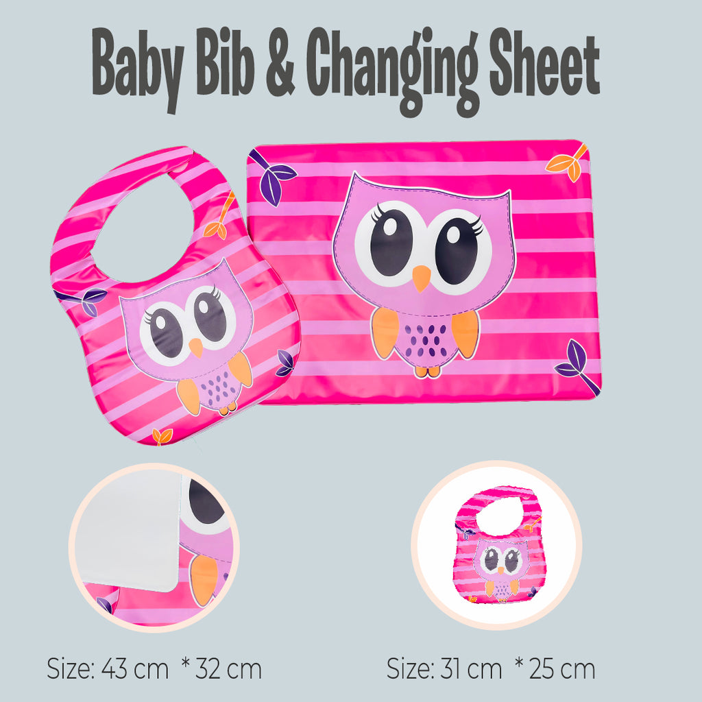 2 in 1 Changing Sheet And Bibs